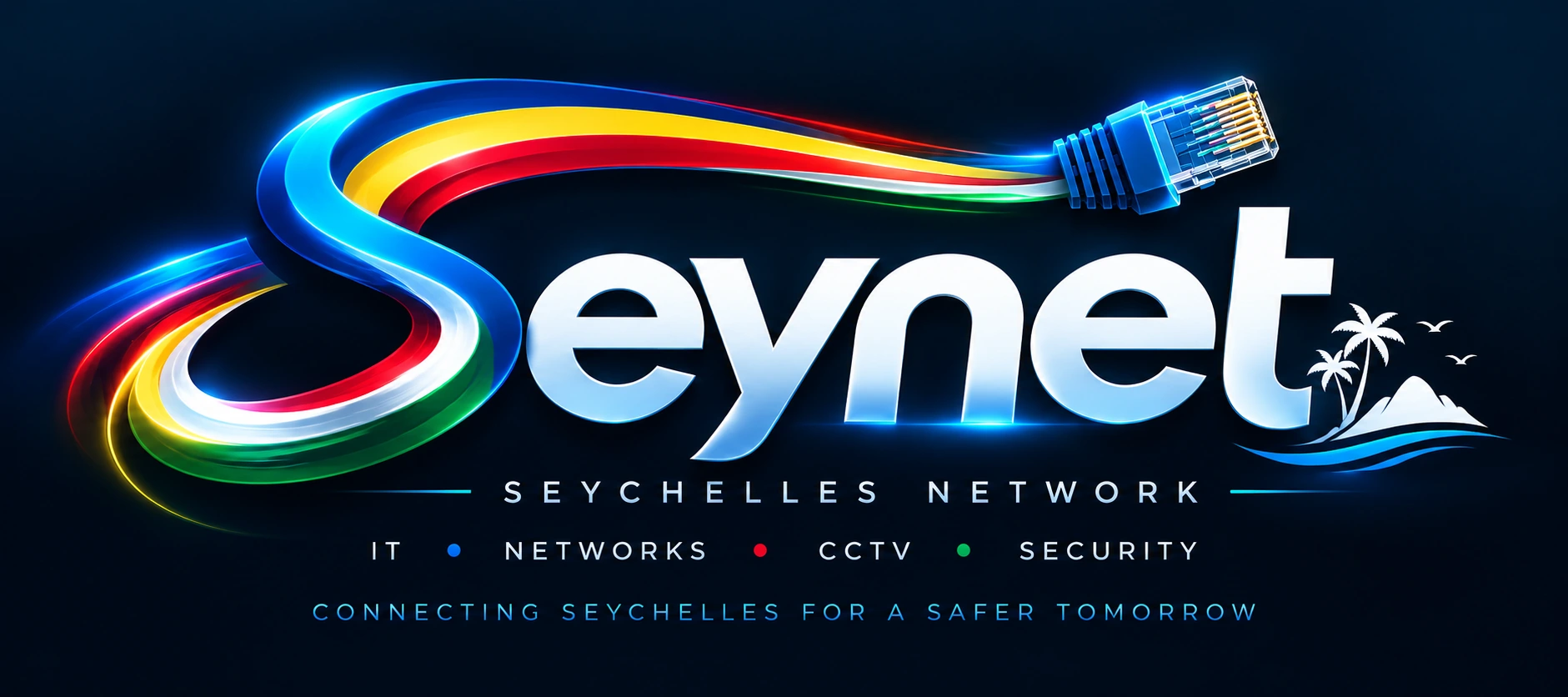 Logo complet SEYNET — Seychelles Network